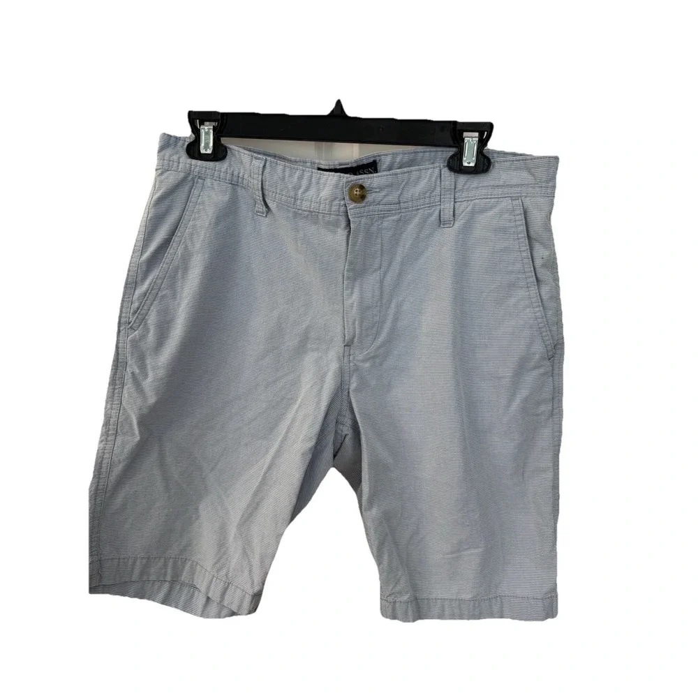 Men's‎ US Polo Assn Blue White Striped Shorts Size W32